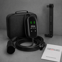 Chargeur EV portable 3,5 kW 7 kW 32 A, station de recharge rapide pour véhicules électriques, application intelligente pour la maison, EVSE, fabricant OEM ODM