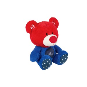 Oso de Peluche Patriótico de Estados Unidos, Rojo, Azul, con Estrellas y Rayas, Juguete de Peluche para Niños, Regalo de Cumpleaños, de 2 a 4 Años, Unisex - Product Image 4