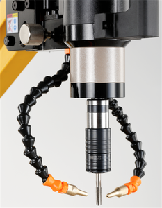 เครื่องต๊าปเกลียวไฟฟ้าแบบแขนกล้องหมุนได้ พร้อมมอเตอร์เซอร์โว ขนาด M3-M16 ได้รับการรับรองมาตรฐาน CE - Product Image 3