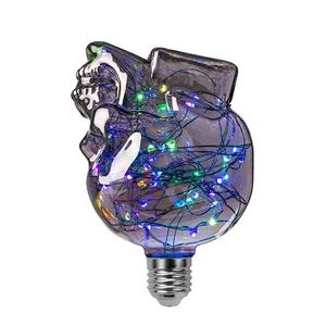 Hot Sale Customized Manufacture Wholesale Electric Vintage Edison Copper Wire Lamp No Flicker E26 E27 Decorative Bulb