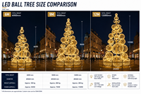 Ventes d'usine : Arbre de Noël artificiel géant décoratif en spirale pour extérieur, Arbre de Noël commercial artistique populaire pour l'extérieur
