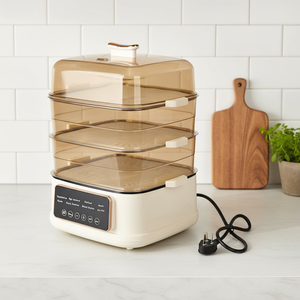เครื่องนึ่งอาหารไฟฟ้า 3 ชั้น ประหยัดพลังงาน ระดับ 2026 วัสดุ PP พลาสติกอย่างดี สำหรับใช้ในครัวเรือน - Product Image 1