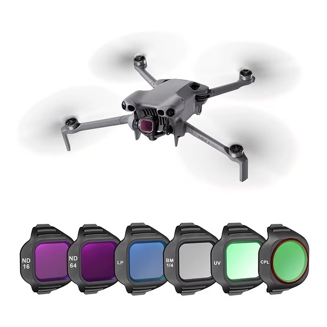 STARTRC 6-Pack ND Filters Set for Mini 5 Pro UV CPL ND16 ND64 Natural Night Black Mist Drone Lens Filter Kit PU Material