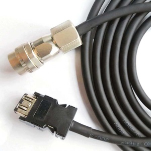 J3J4 Servo <b>Cable</b> for Mitsubishi MR-J3ENSCBL3M-A1 High <b>Power</b> Encoder <b>Cable</b> Green Flexible <b>Cable</b> Black 3M - Product Image 3