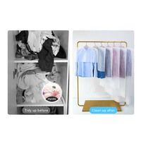 Sacs de rangement pour vêtements Non tissés, réutilisables, écologiques, blancs, transparents, couverture pour vêtements secs, magasin, costume, chemise