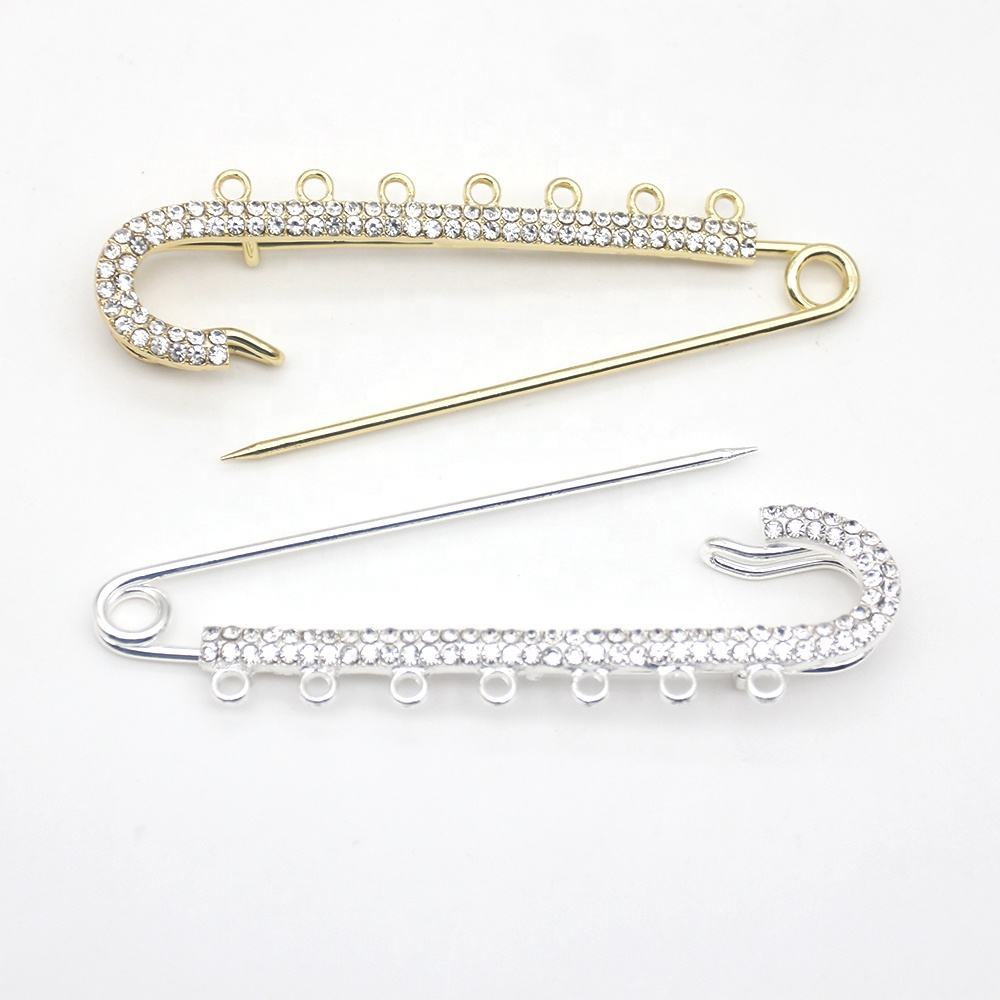 Pin Brooch Safety Pin Jewelry Diy Safety Pins Brooch Settings