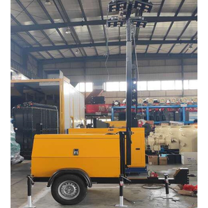 Hướng dẫn sử dụng loại di chuyển máy phát điện diesel tháp chiếu sáng 8KW 9KW mast 6M 7M 8M 4*250W 4*280W 4*300W LED đèn ánh sáng trắng năng lượng mặt trời - Product Image 4