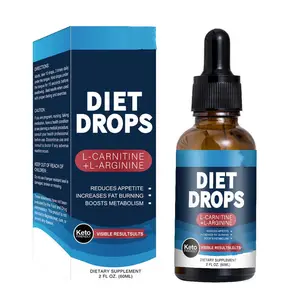 Supresor del Apetito de Acción Rápida de Marca Privada OEM, Potenciador del Metabolismo, Gotas Líquidas Naturales para Dieta Lipo - Product Image 1
