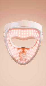 Máscara de Terapia de Luz Roja Infrarroja de Silicona con Control Inalámbrico, <span class=keywords><strong>4D</strong></span>, 7 Colores, Longitud de Onda 460nm 665nm 850nm - Product Image 2