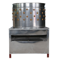 Acier inoxydable Volaille plucker/Capacité 4-5 poulet plucker machine/Plein automatiquement épilation