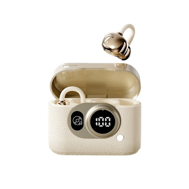 Wireless Earbuds with Clip-on Design, High-quality Appearance, Popular Retro Headphones
