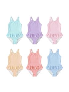 <span class=keywords><strong>Maillot</strong></span> <span class=keywords><strong>de</strong></span> <span class=keywords><strong>bain</strong></span> une pièce pour filles, style gilet, pour bébés et jeunes enfants (0-8 <span class=keywords><strong>ans</strong></span>), idéal pour la plage, les sources chaudes et les vacances. - Product Image 1