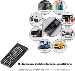 25-en-1 Aluminium 45 #   Jeu de tournevis magnétiques en acier OEM DIY, kit d'outils de précision multi-usages pour la réparation de téléphones et d'ordinateurs - Product Image 5
