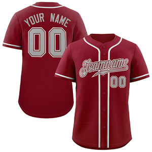 T-shirt de baseball rétro taille USA, impression numérique personnalisée du logo et du nom, respirant, séchage rapide, 100% polyester, vêtements de sport unisexes, baseball - Product Image 3