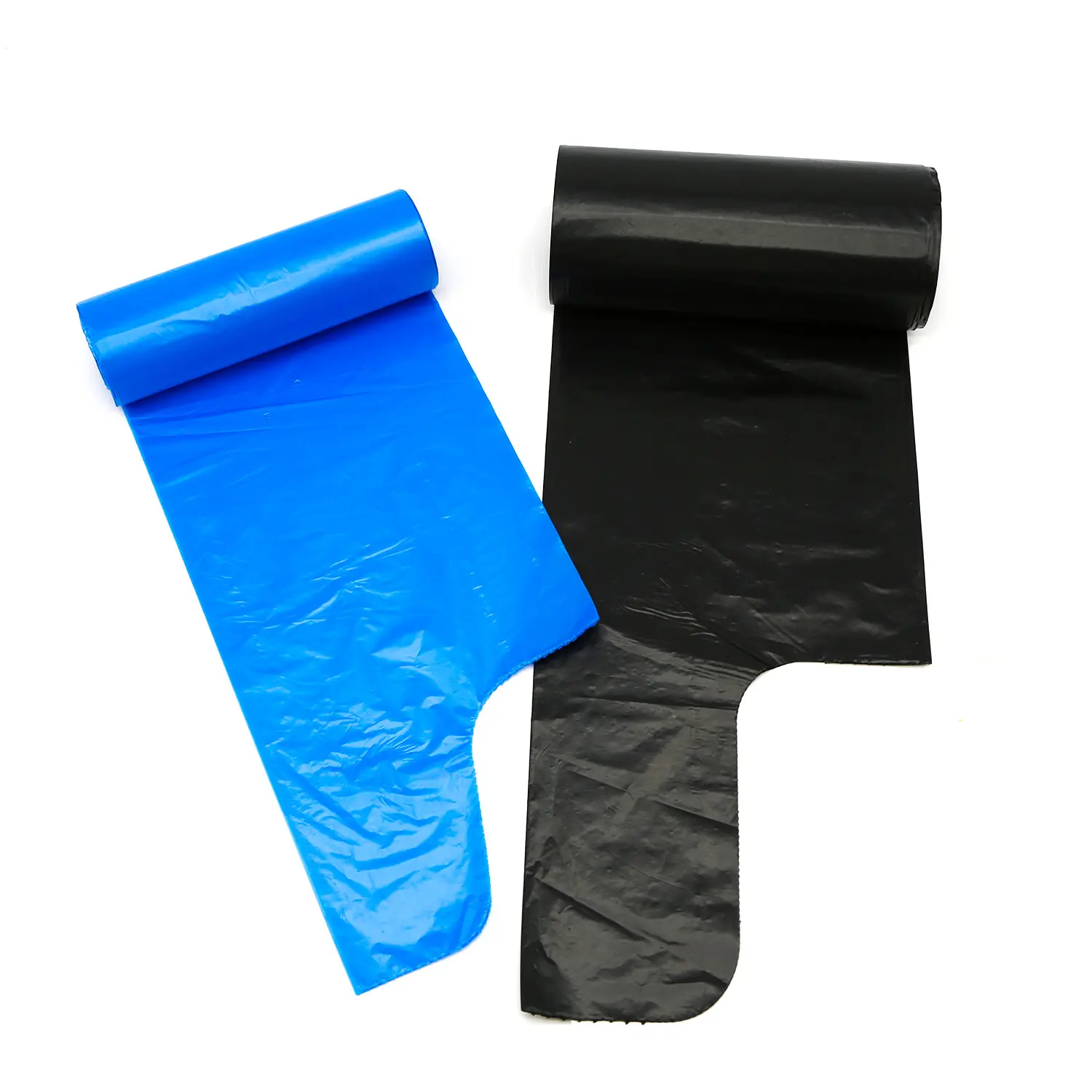Plastic rubbish Garbage Bags on Roll with tie handle