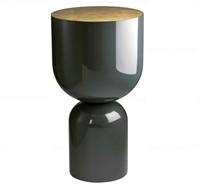 Table à thé en nuage blanc de marque de designer chinois, meubles personnalisés, support de nuit pour table d'appoint en bois