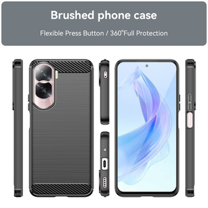 Gran oferta, funda de fibra de carbono para <span class=keywords><strong>Honor</strong></span> 90 100 300 Pro, funda para teléfono móvil, funda trasera a prueba de golpes para <span class=keywords><strong>Honor</strong></span> 200 Lite 5G - Product Image 2