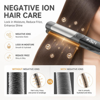 Plancha de Pelo Eléctrica Torlin Compatible con RV, Pantalla LCD a Color Personalizable, 260°C, Delgada, de 1 Pulgada, Herramienta de Alisado para Salón