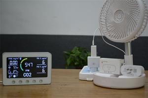 Wi-Fi умный монитор качества воздуха и IoT контроллер Co2 VOC PM2.5 VOC передатчик с RS485 мульти детектор газа счетчик частиц - Product Image 6