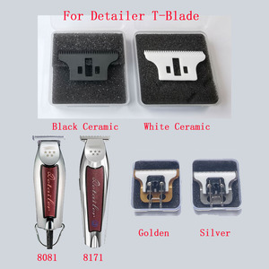 Cuchilla de Acero Inoxidable para Recortadora de Cabello Eléctrica, Juego Dorado para T-Wide 8081/8171 - Product Image 1