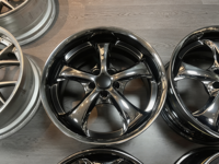Juego de Ruedas Ligeras de Lujo Shadow Chrome de 5 Radios, 5x112 5x114.3, 21 Pulgadas, para Audi A8 S8, Mercedes Clase S, BMW Serie 7
