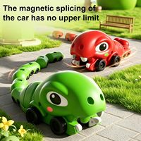 Juguete de serpiente magnética RC con control remoto eléctrico, serpiente que se come a sí misma, juguete de carreras y recolección para padres e hijos, regalo para niños