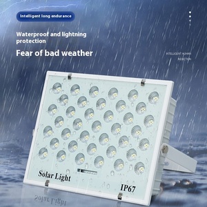 Huimin mới 200W năng lượng mặt trời dẫn lũ ánh sáng tường ánh sáng cho sân vườn khu vực nông thôn IP67 ABS cơ thể mới bầu trời đầy sao thiết kế năng lượng mặt trời - Product Image 5