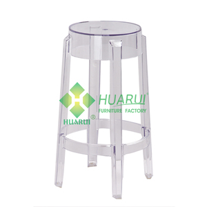 Plastic Acrylic Modern Stackable Resin pp Abs Nordic <strong>bar</strong> <strong>Stool</strong> <strong>Grey</strong> - Product Image 2