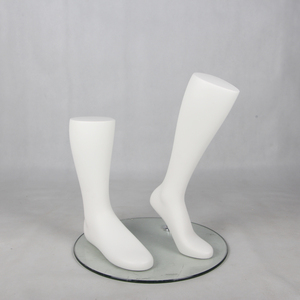 Maniquí <span class=keywords><strong>de</strong></span> exhibición <span class=keywords><strong>de</strong></span> calcetines para mujer adulta, autoportante, con base magnética, pierna corta. - Product Image 1