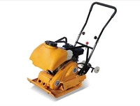 Compacteur à plaque poussoir à main Compacteur moteur 5,5 HP Réservoir d'eau pour la construction routière