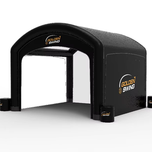 Équipement de salle de simulation de golf intérieur commercial avec capteur à double caméra, cabine de frappe et logiciel de style Golfzon pour bars et salles de sport - Product Image 1