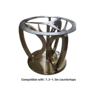Supports de table à manger en marbre, supports de table à manger en dalle de pierre, bases de table rondes, base de table personnalisée