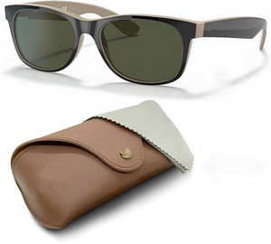 Occhiali da Sole Quadrati 2132 Vestibilità Ponte Alto Nuovo Stile Way Color Mix Forma Quadrata con Kit Pacchetto - Product Image 1