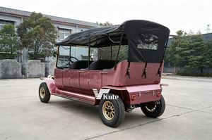 Bus de tourisme électrique rétro de luxe certifié CE, style classique, vente directe usine pour sites touristiques - Product Image 4