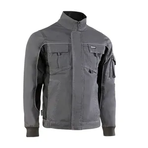 Giacche - 170 XS Flex - Colore: Nero / Grigio - Giacca multitasche. Tasche laterali con chiusura a zip. Manette - Product Image 1