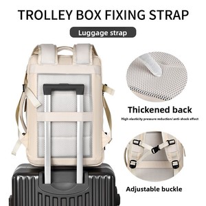 Sac à dos de voyage multifonctionnel haut de gamme en tissu Oxford, unisexe, avec fermeture éclair, 36-55L, durable, pour les loisirs et les voyages d'affaires (OEM transfrontalier) - Product Image 5