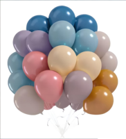 Lot de ballons rétro brillants de 5 pouces pour fêtes, anniversaires, mariages, Halloween et la Saint-Valentin