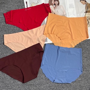 Tangas de mujer de seda helada, transpirables, de color liso <span class=keywords><strong>y</strong></span> con estampado floral, surtidas, de un solo pieza, existencias restantes de pedidos europeos <span class=keywords><strong>y</strong></span> americanos. - Product Image 3