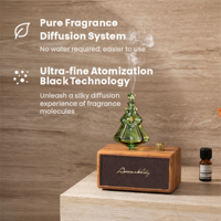 Diffuseur d'huiles essentielles sans eau en bois pur, rechargeable, alimenté par batterie, diffuseur de parfum, vente en gros d'usine