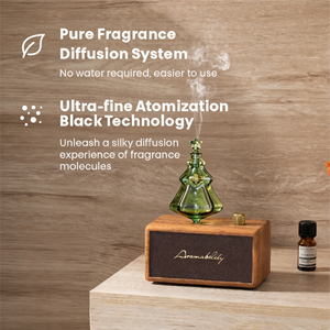 OEM/ODM Retro Design Home Natrual Wood Waterless Scent Atomizing <b>Diffuser</b> Fragrance Aroma <b>Diffuser</b> Pure Essential <b>Oil</b> <b>Diffuser</b> - Product Image 4