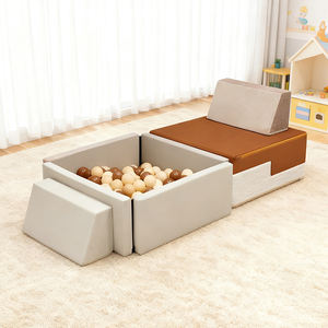 Детский модульный диван-кровать из 10 элементов, напольный диван, модульная мебель для детей и взрослых, игровой диван из пенопласта - Product Image 6