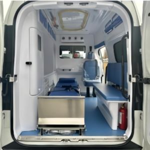 Véhicule d'ambulance médicale de sauvetage Naveco ICU avec transmission automatique électrique, fabricant chinois, avec ECG, civière, DEA - Product Image 5