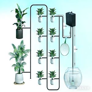 Solar Powered Automatic Drip Irrigation System For Balcony Pots 10000Ml Capacity Smart Timer Outdoor Use - Product Image 1