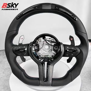Volante Deportivo <span class=keywords><strong>de</strong></span> Cuero Red Label para Modelos 320/<span class=keywords><strong>525</strong></span>/E90/F70/E71/E84/E89/E92/E91/E89/E87 con Conexión para Teléfono Móvil y LED - Product Image 5