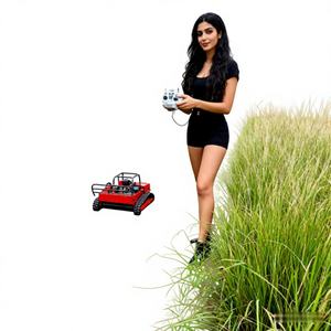 Tondeuse à gazon à grande inclinaison télécommandée à 2 temps de qualité industrielle PLE - Personnalisable professionnellement avec une large largeur de coupe - Product Image 1