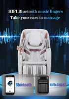 Chaise de massage Shiatsu électrique portable à gravité zéro avec écran tactile de luxe pour tout le corps avec design pliable en cuir PU