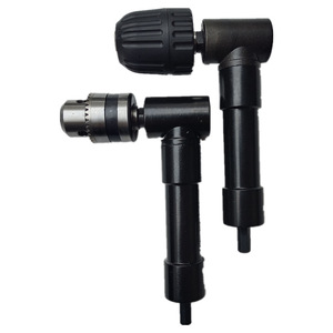 Adaptateur de perceuse à angle droit Yili 90 degrés avec mandrin à trois mors pour perçage en espace étroit, engrenage en acier au carbone - Product Image 1