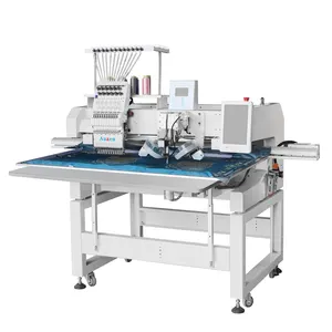 1201+1 1200*550mm working area single head embroidery machine flat mixed rhinestone embroidery machines prices