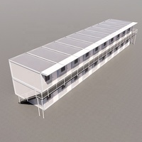 Maisons préfabriquées en panneaux sandwich EPS anti-sismiques, conteneurs préfabriqués modernes à faible coût, chambres d'école en kit