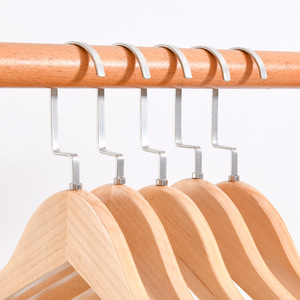 Porte-vêtements double niveau en bois de style moderne de luxe pour femmes, idéal pour les magasins de vêtements, écologique, vente en gros - Product Image 4